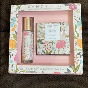 SAND + FOG Bloom Parfum Roller and Bar Soap Set
